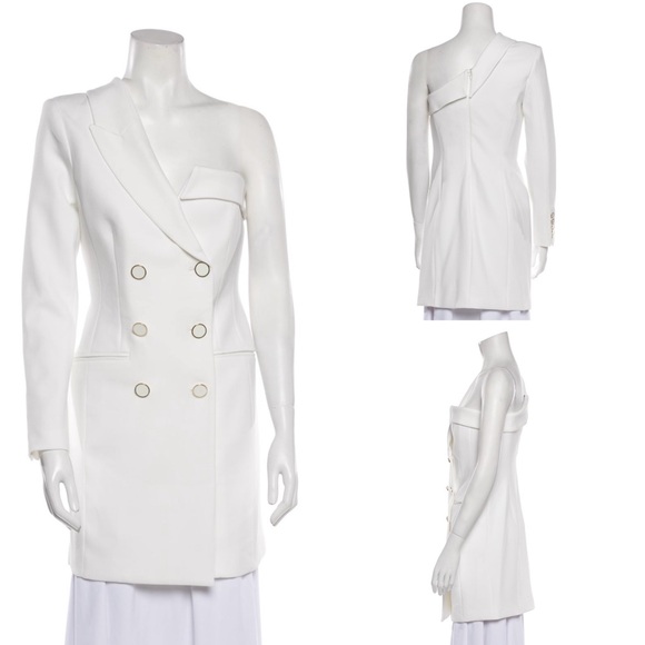 Veronica Beard One Shoulder Middleton Dress - Picture 3 of 4